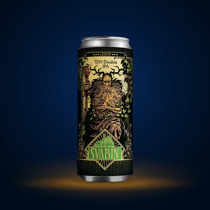 Leshy, TDH Double IPA 17°, 6 plechovek